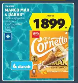 ALDI Cornetto Mango Max, 4 darab ajánlat