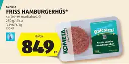 ALDI KOMETA Friss Hamburgerhús ajánlat