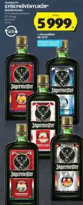 ALDI Jägermeister gyógynövénylikőr ajánlat