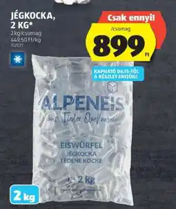 ALDI Jégkocka, 2 kg ajánlat