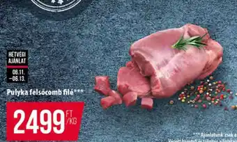 Pulyka felsőcomb filé