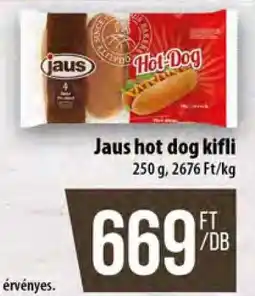 Coop Jaus Hot-dog kifli ajánlat