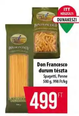 Coop Don Francesco durum tészta ajánlat