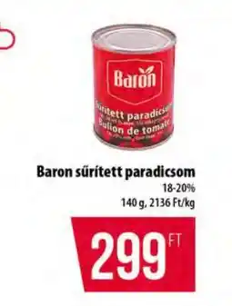 Coop Baron sűrített paradicsom ajánlat