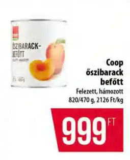 Coop Coop őszibarack befőtt ajánlat