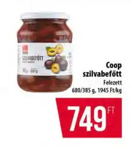 Coop Coop szilvabefőtt ajánlat