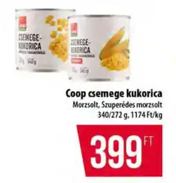 Coop Coop csemege kukorica ajánlat