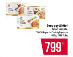 Coop Coop egytálétel ajánlat