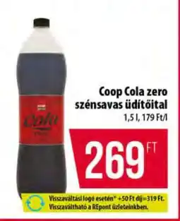 Coop Coop Cola zero szénsavas üdítőital ajánlat