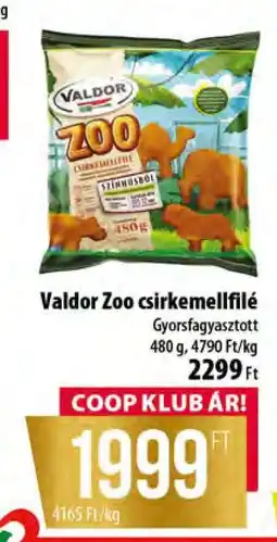 Coop VALDOR ZOO CSIRKEMELLFILÉ ajánlat