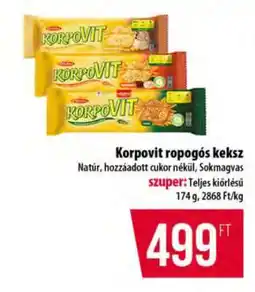 Coop Korpovit ropogós keksz ajánlat