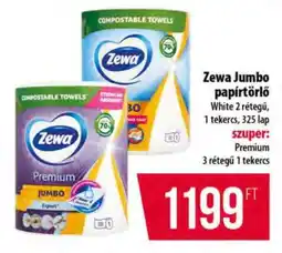 Coop Zewa Jumbo papírtörlő ajánlat
