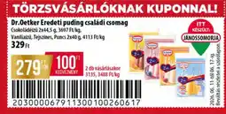Coop Dr. Oetker Eredeti puding családi csomag ajánlat
