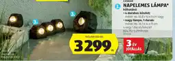 ALDI CASALUX NAPELEMES LÁMPA ajánlat