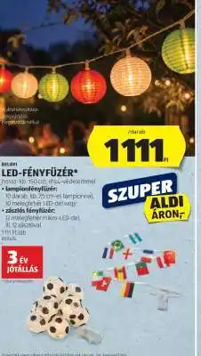 ALDI BELAVI LED-fényfüzér ajánlat