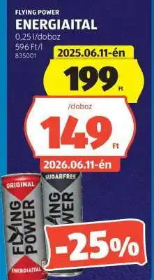 ALDI FLYING POWER ENERGIAITAL ajánlat