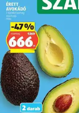ALDI Érett avokádó ajánlat