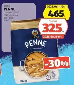 ALDI Cucina Penne ajánlat