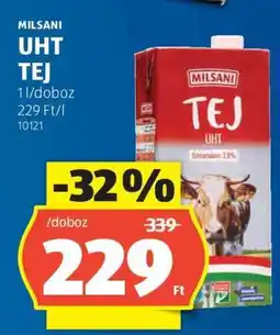 ALDI Milsani UHT Tej ajánlat