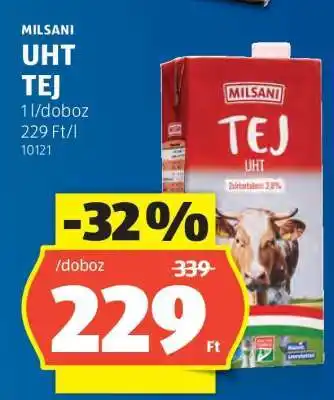 ALDI Milsani UHT Tej ajánlat