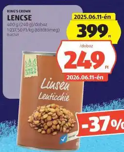 ALDI KING'S CROWN LENCSE ajánlat