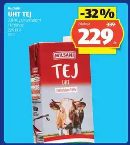 ALDI Milsani UHT Tej ajánlat