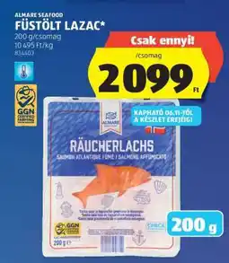 ALDI Füstölt lazac ajánlat