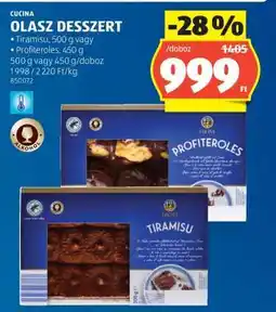 ALDI Cucina Olasz Desszert ajánlat