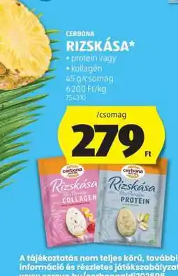 ALDI Cerbona Rizskása ajánlat