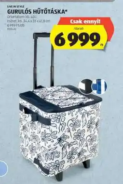ALDI Gurulós hűtőtáska ajánlat