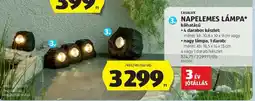ALDI CASALUX NAPELEMES LÁMPA ajánlat