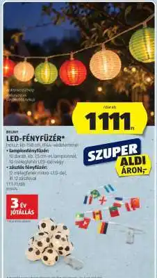 ALDI BELAVI LED-fényfüzér ajánlat