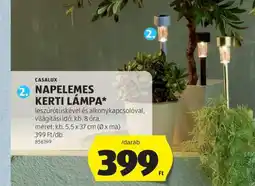 ALDI napelemes kerti lámpa ajánlat