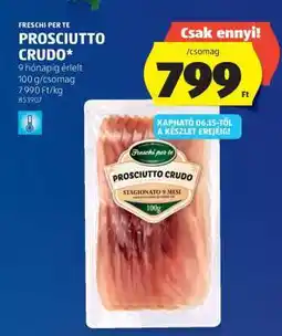 ALDI PROSCIUTTO CRUDO ajánlat