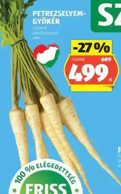 ALDI Petrezselyemgyökér ajánlat