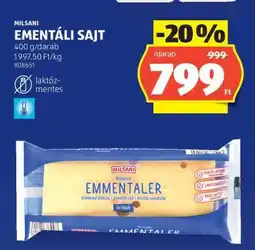 ALDI Milsani Ementáli Sajt ajánlat