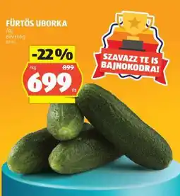 ALDI Fürtös uborka ajánlat