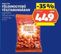 ALDI Snack Fun Crunchy Peanuts Paprika ajánlat
