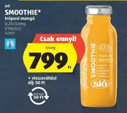 ALDI Sió Smoothie Trópusi Mangó ajánlat