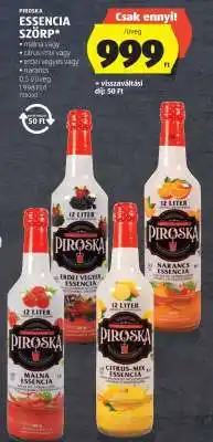 ALDI Piroska Essencia Szörp ajánlat