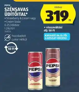 ALDI Pepsi szénsavas üdítőital ajánlat