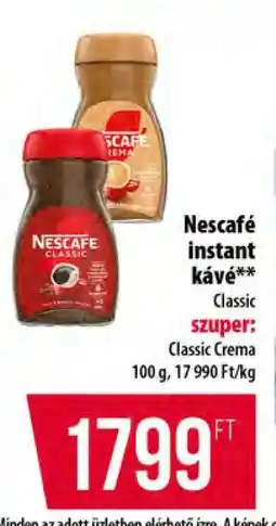 Coop NESCAFÉ﻿﻿ Instant kávé ajánlat