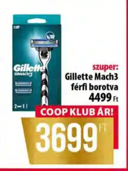 Coop Gillette Mach3 férfi borotva ajánlat