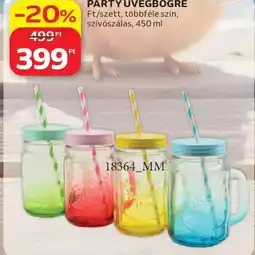 Auchan Party üvegbögre ajánlat