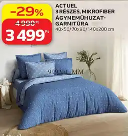 Auchan Actuel 3 részes, mikrofiber ágyneműhuzat-garnitúra ajánlat