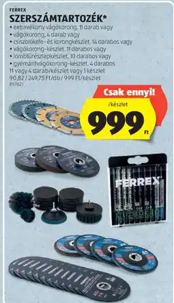 ALDI FERREX SZERSZÁMTARTOZÉK ajánlat