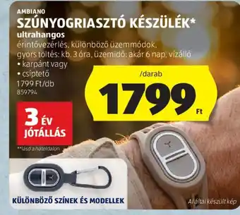 AMBIANO SZÚNYOGRIASZTÓ KÉSZÜLÉK