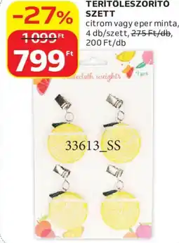Auchan Terítőleszorító szett ajánlat