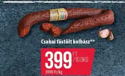 Coop Csabai füstölt kolbász ajánlat