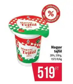 Coop Magyar tejföl ajánlat